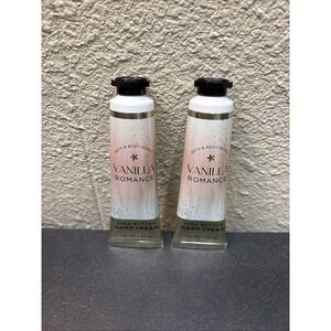2-Bath and Body Works~ VANILLA ROMANCE‎ Hand Cream 1 oz